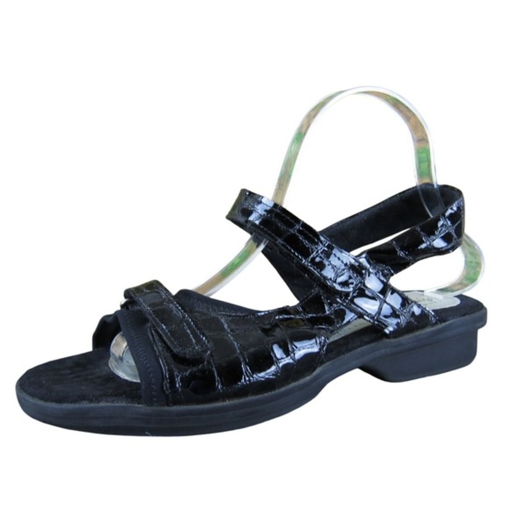 1803 Women  Sport Sandals Black Leather Sz 39‎ Medium Gently Used 2025